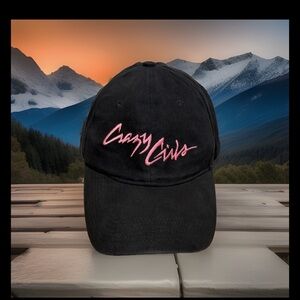 Crazy Girls Unpredictable Passionate Boutique Pink Sexy Black Baseball Hat